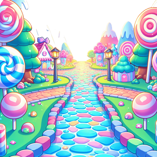 Candy land.
Single Game Texture. In-Game background.