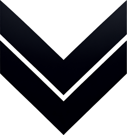 black chevron.
UI element