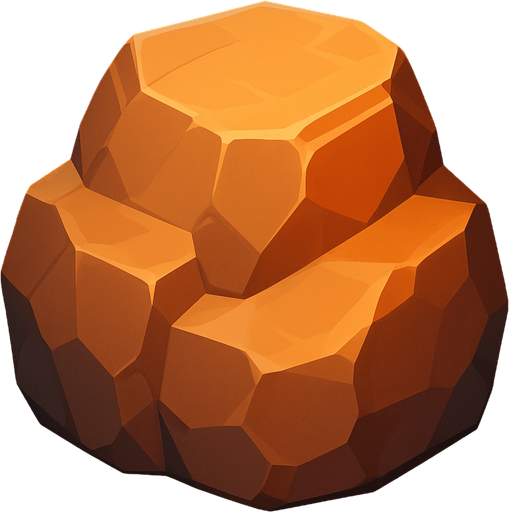 Roca.
In-Game asset.  High contrast.  No shadows. 3D