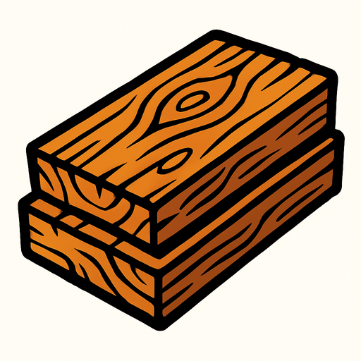 one Wood assets.
In-Game asset.  2d.  High contrast.  No shadows