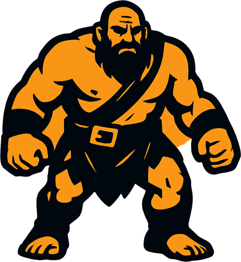 giant.
In-Game asset.  2d.  High contrast.  No shadows