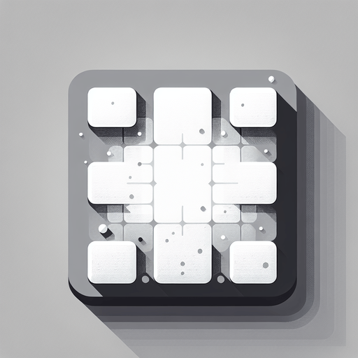 White square.
Single Game Texture. In-Game asset. 2d. Blank background. High contrast. No shadows.