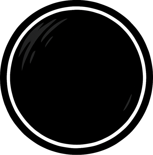 siyah top.
In-Game asset.  2d.  High contrast.  No shadows