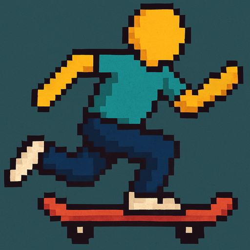 retro pixel ar style 80s