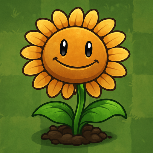 Girasol de juego plantas vs zombies.
In-Game asset