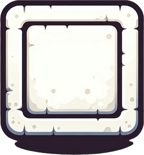 white square, 2d in-game asset, blank background, high contrast, no shadows, single game texture

Single Game Texture. In-Game asset. 2d. Blank background. High contrast. No shadows.