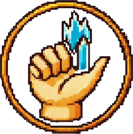 A retro pixel style, colourful, RPG style.