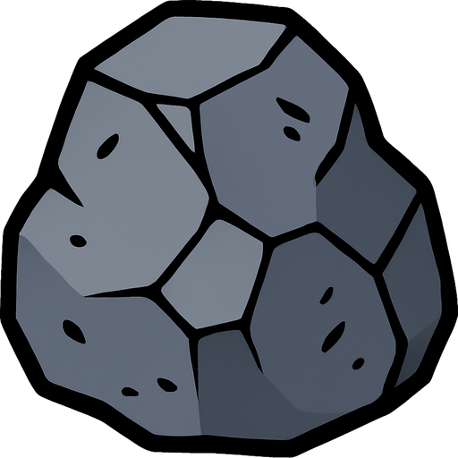 stone.
In-Game asset.  2d.  High contrast.  No shadows