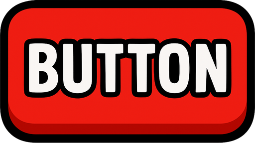 Button red.
In-Game asset.  2d.  High contrast.  No shadows
