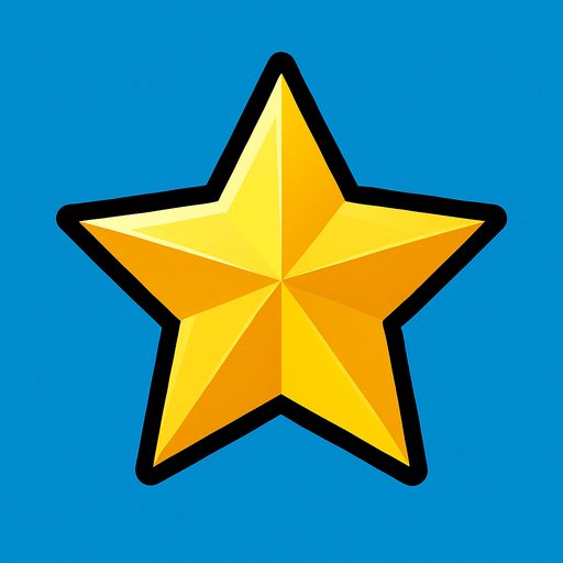 star.
In-Game asset.  2d.  High contrast.  No shadows