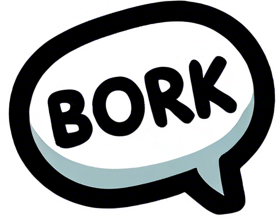 Bawk speech bubble
