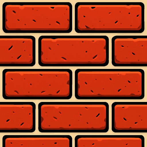 Brick texture.
In-Game asset.  High contrast.  No shadows