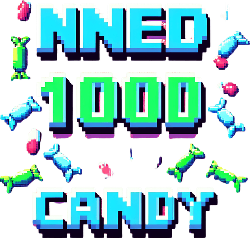 sade olsun Text pixel : Ineed 1000Candy