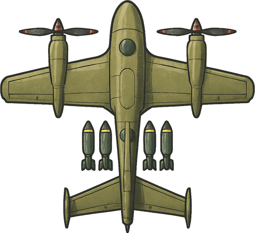 BomberDrone from top view.