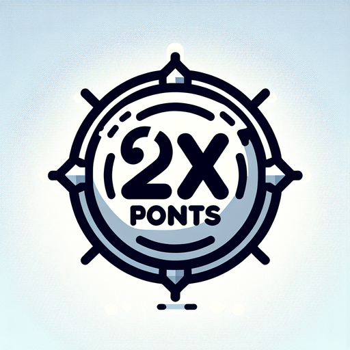 2x points buff.
Single Game Texture. In-Game asset. 2d. Blank background. High contrast. No shadows.