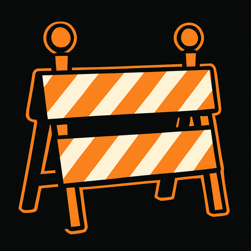 bariyer.
In-Game asset.  2d.  High contrast.  No shadows