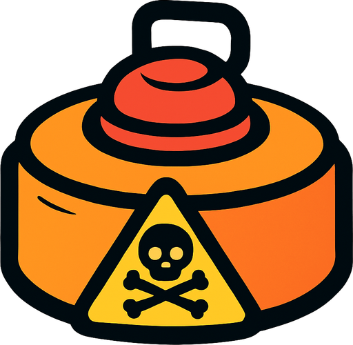 mayın.
In-Game asset.  2d.  High contrast.  No shadows