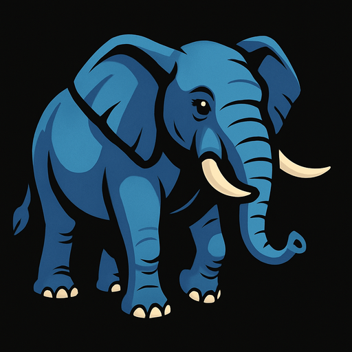 Elephant.
In-Game asset.  2d.  High contrast.  No shadows