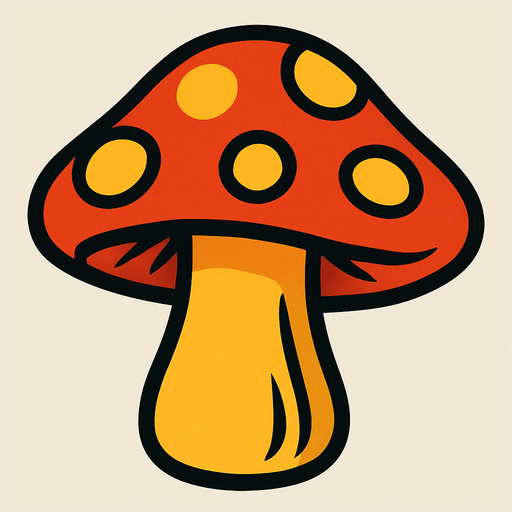 Mantar.
In-Game asset.  2d.  High contrast.  No shadows