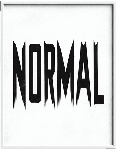 Normal text.
A text that says Normal