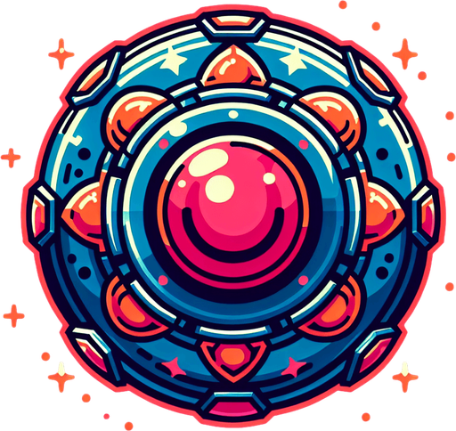 powerup boll.
Single Game Texture.  Blank background.  High contrast.  No shadows