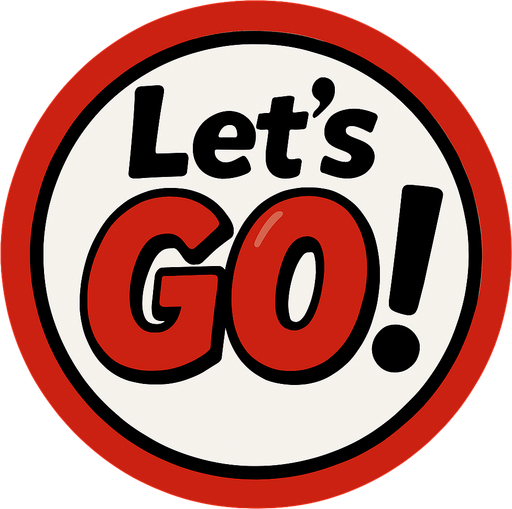 Letars GO! dentro del circulo.