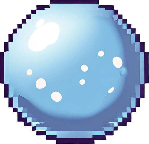 Totally popped deinflated bubble