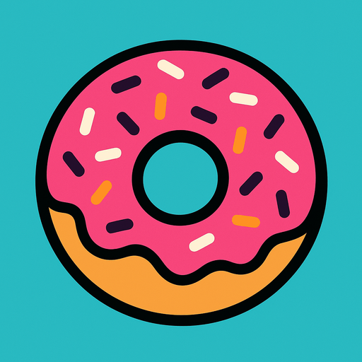 donat.
In-Game asset.  2d.  High contrast.  No shadows
