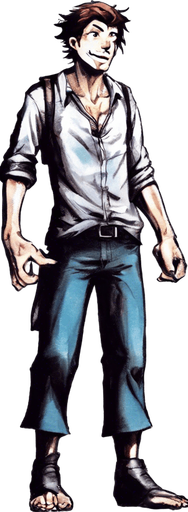 Let him turn left and face the hero