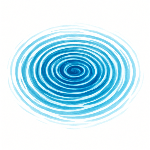 Water ripple from above.
Single Game Texture.  In-Game asset.  2d.  Blank background.  High contrast.  No shadows