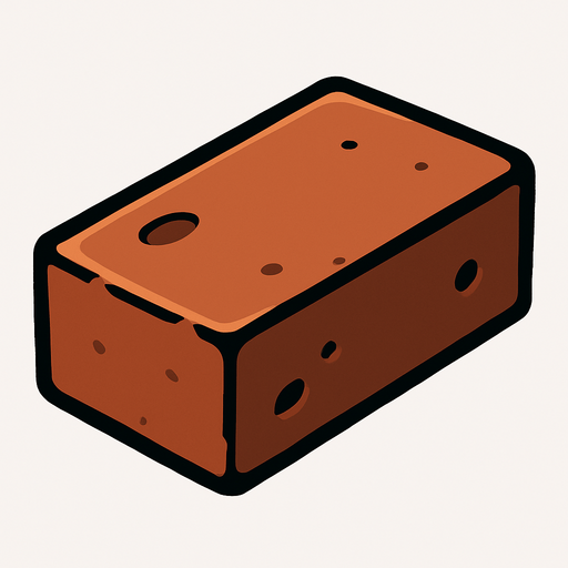 Brick.
In-Game asset.  2d.  High contrast.  No shadows