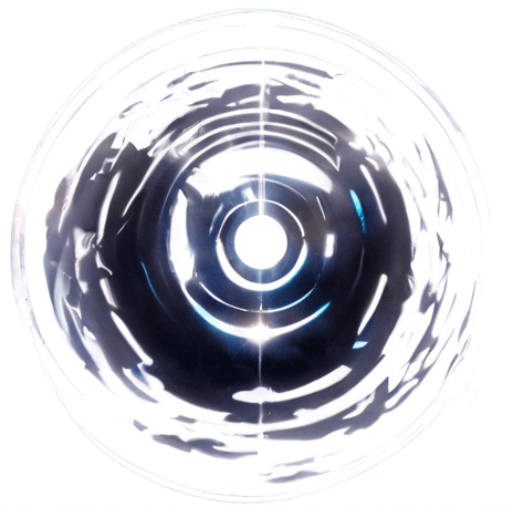 More mystical orb like see-through material