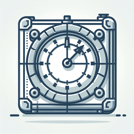 Clock, Nothing else in the image..
Single Game Texture. In-Game asset. 2d. Blank background. High contrast. No shadows.