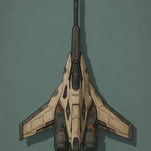 sniper spaceship top view