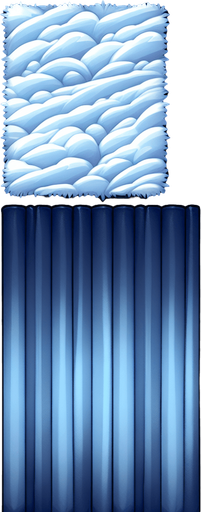 a snow.
Single Game Texture. In-Game asset. 2d. Blank background. High contrast. No shadows.