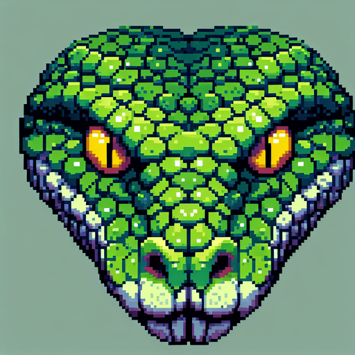 Snake head pixel