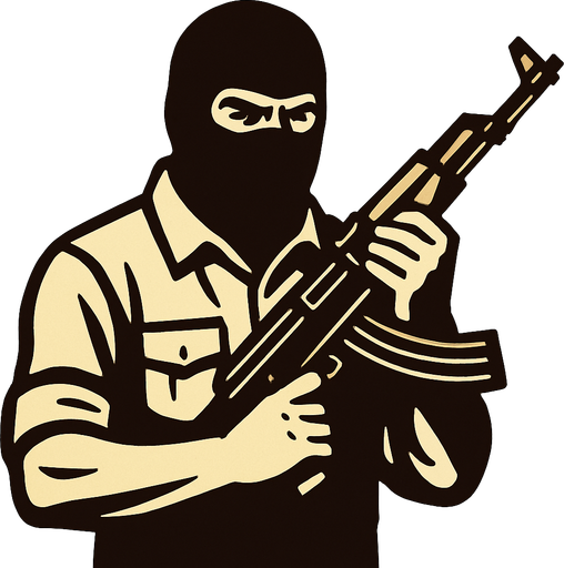 terrorist sketch 1.
In-Game asset.  2d.  High contrast.  No shadows