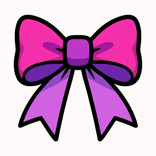 Bow.
In-Game asset.  2d.  High contrast.  No shadows that you can wear for girls