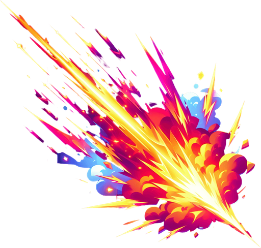 laser fire.
Single Game Texture.  In-Game asset.  2d.  Blank background.  High contrast.  No shadows