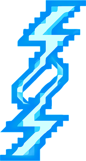 30x30 lightning chain.
In-Game asset.  2d.  High contrast.  No shadows