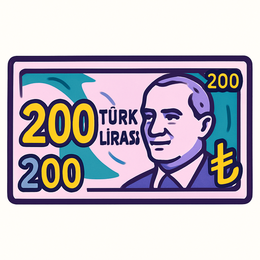 200 türk lirası.
In-Game asset.  2d.  High contrast.  No shadows