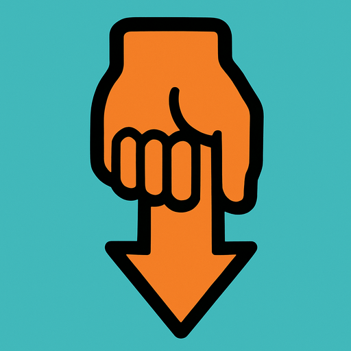 pointer down side.
In-Game asset.  2d.  High contrast.  No shadows