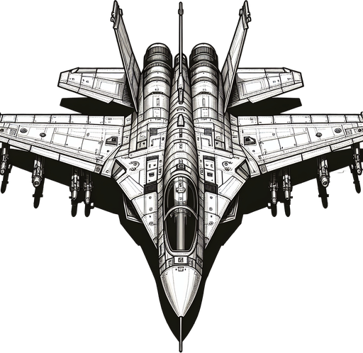 make a fighter jet.
Single Game Texture. In-Game asset. 2d. Blank background. High contrast. No shadows.