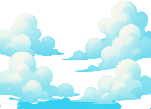 Create a cool sky background.
In-Game asset.  2d.  No shadows