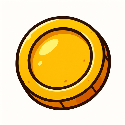 Sadece 1 Altın parçacığı.
In-Game asset.  2d.  High contrast.  No shadows