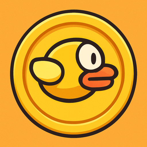 Flapy bird coin.
In-Game asset.  2d.  No shadows