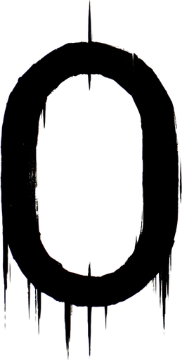 the number 0 written in black, make the numbers eerie.
Single Game Texture. In-Game asset. 2d. Blank background. High contrast. No shadows.