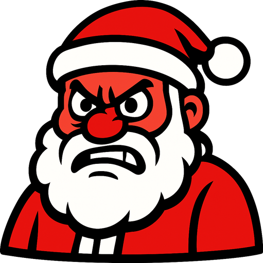 Santa angry
In-Game asset.  2d.  High contrast.  No shadows