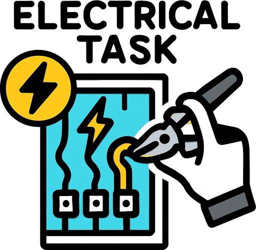 electricalTask.
In-Game asset.  2d.  High contrast.  No shadows