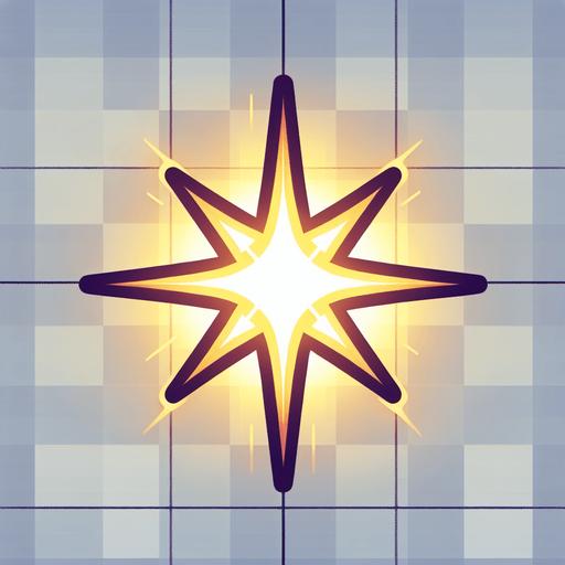 A shining star.
Single Game Texture.  In-Game asset.  2d.  Blank background.  High contrast.  No shadows